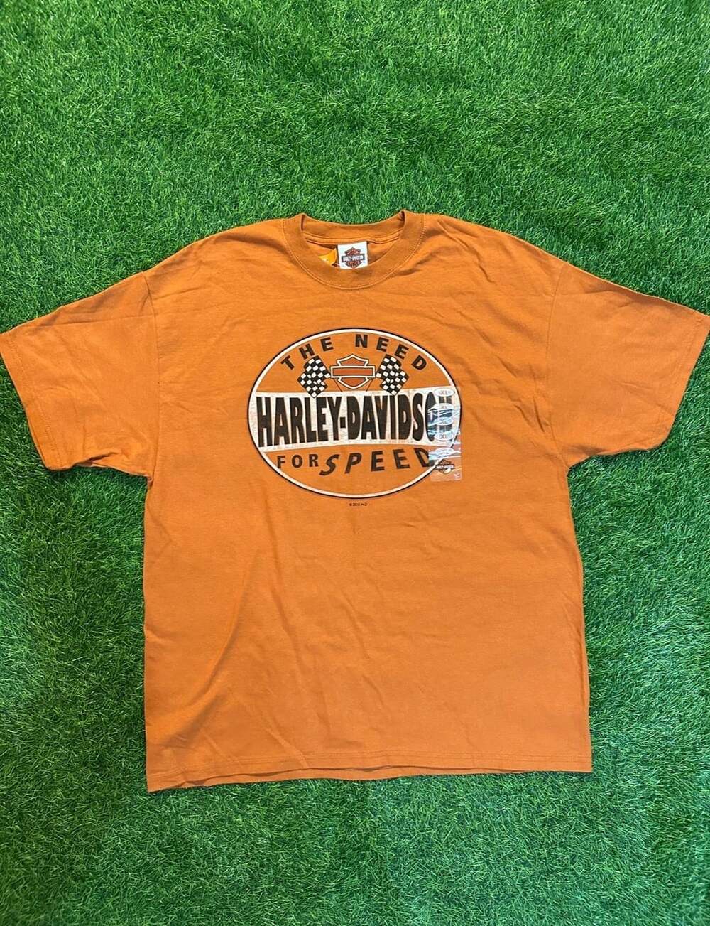 Harley-Davidson The Need For Speed T-Shirt Size XL Orange Ottawa Canada